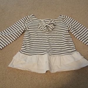 Janie and Jack striped long sleeved shirt